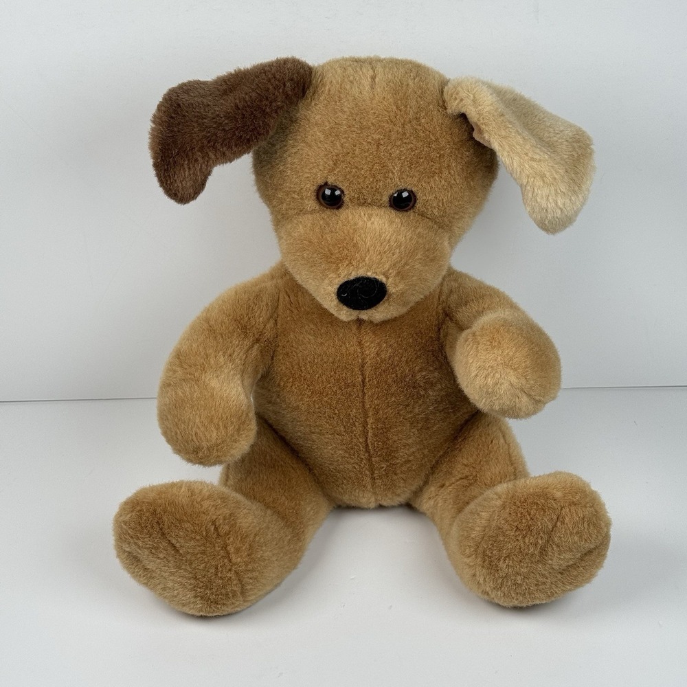 Build A Bear Floppy Ear Puppy Dog Plush Stuffed Animal Tan Brown